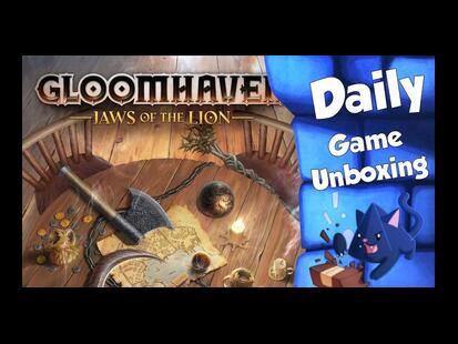 Gloomhaven: Jaws of the Lion Unboxing