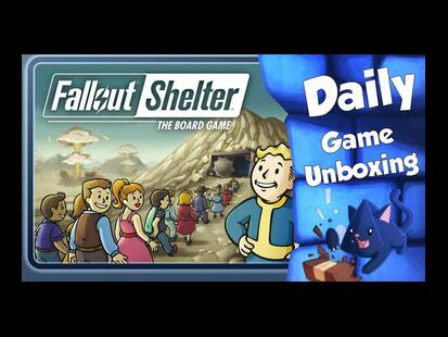 Fallout Shelter: The Board Game Daily Game Unboxing