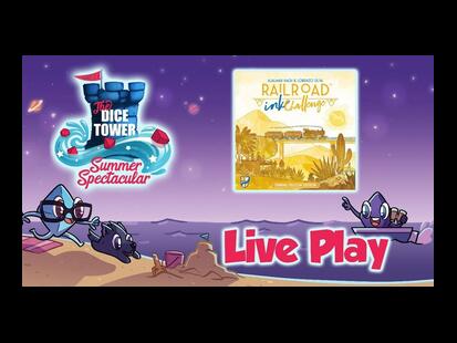Railroad Ink Challenge: Shining Yellow Edition Live Play