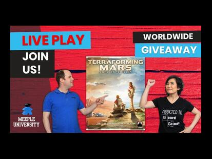 Terraforming Mars: Ares Expedition Live to Play
