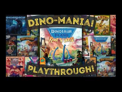 Dinosaur Island: Rawr 'n Write Playthrough