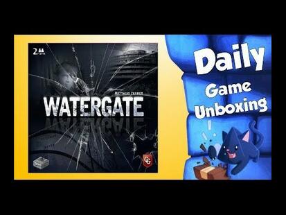 Watergate Daily Game Unboxing
