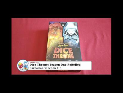 Dice Throne: Season One ReRolled – Barbarian v. Moon Elf Unboxing