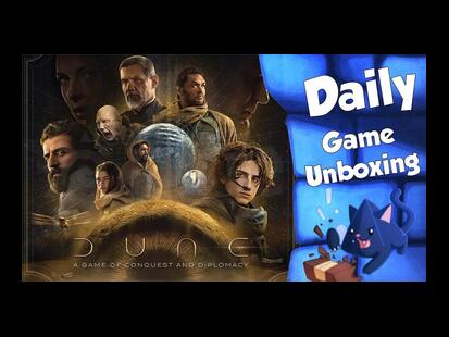 Dune: A Game of Conquest and Diplomacy Unboxing