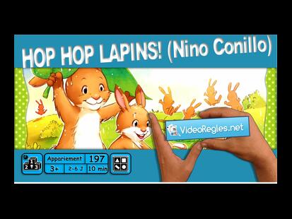 Hop Hop Lapins ! Vidéo Règle