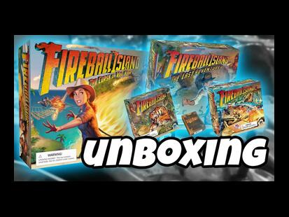 Fireball Island: The Curse of Vul-Kar Unboxing