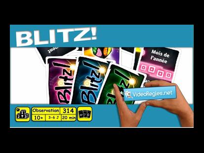 Blitz ! Vidéo Règle