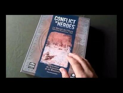 Conflict of Heroes: Le Réveil de l'Ours - Générateur de Scénarios et de Missions Unboxing