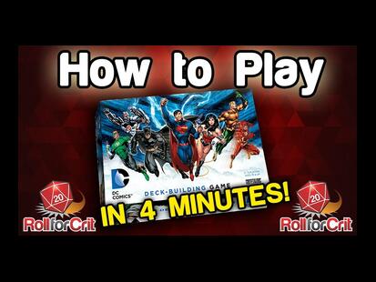 DC Comics: Deck-Building Game How to Play