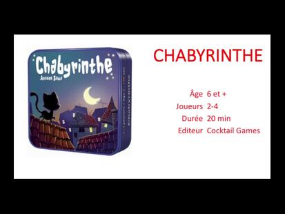 Acheter Chabyrinthe - Jeu de société - Cocktail games