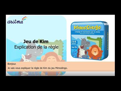 Mimodingo Jeu de Kim Explications