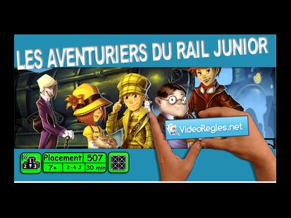 Les Aventuriers du Rail: Mon Premier Voyage Vidéo Règle