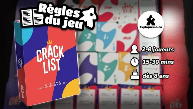 Crack List - Jeux d'ambiance